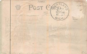 KODAK CAMERA MAIDEN CIGAR COMIC ADVERTISING COMIC EMBOSSED POSTCARD 1913