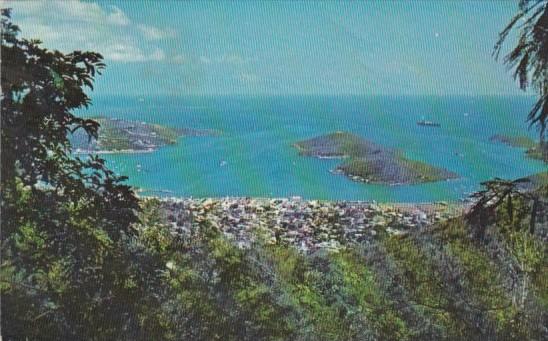 St Thomas Aerial View Of Charlotte Amalie