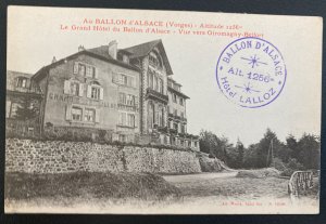 Mint France Real Picture Postcard Grand Hotel Of balloon Alsace