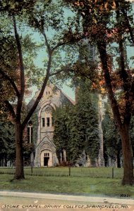 Springfield, Missouri - The Stone Chapel at Drury College - in 1914