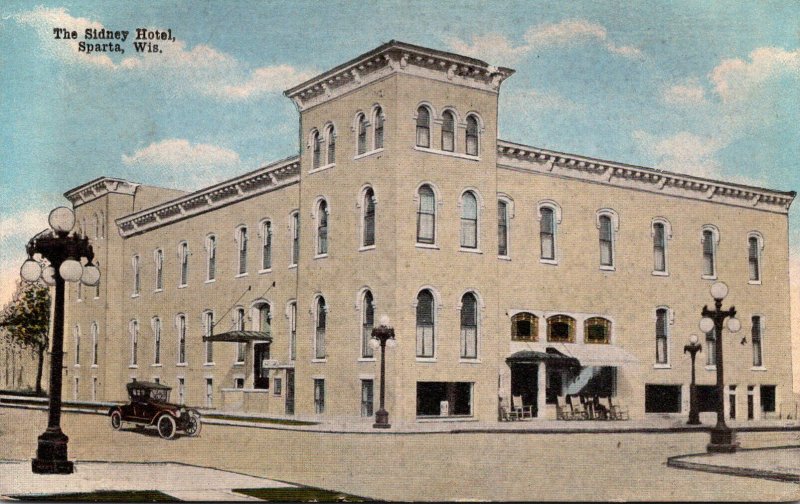 Wisconsin Sparta The Sidney Hotel 1915