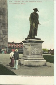 Charlestown, Mass., Colonel William Prescott Statue