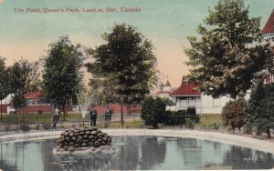 LONDON, Ontario, Canada, PU-1914; The Pond, Queen's Park