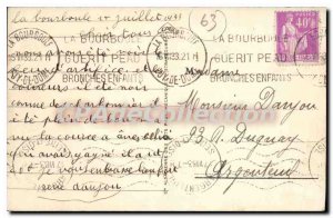 Old Postcard La Bourboule Le Pont Du Charlet