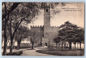 Poppi Arezzo Italy Postcard Castle of the Guidi Counts c1910 Unposted