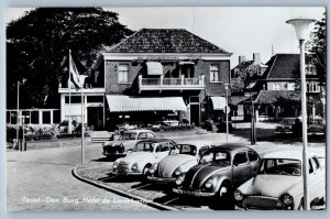 Netherlands Postcard Texel-Den. Burg Hotel de Lindeboom c1950's RPPC Photo