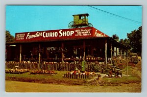 Ozark Acres AR- Arkansas, Frontier Curio Shop, Tourist Shop, Chrome Postcard
