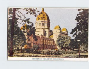 Postcard Exhibition Buildings, Melbourne, Australia