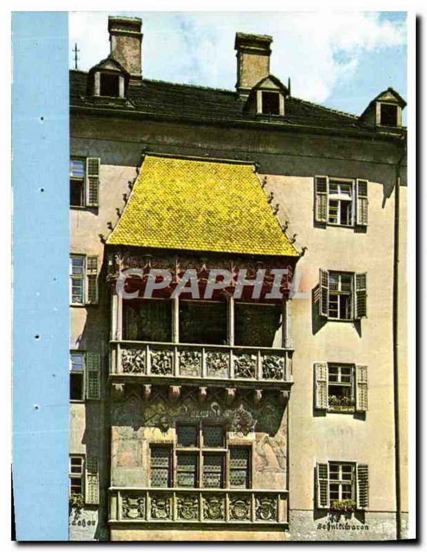 Postcard Modern Olympiastadt Tirol Innsbruck Goldenes Dachl