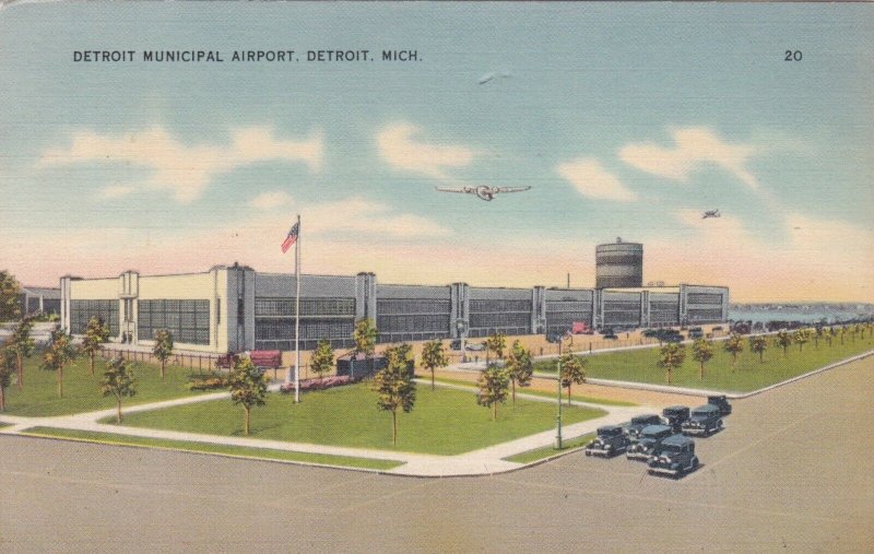 Michigan Detroit The Detroit Municipal Airport 1941 sk2227