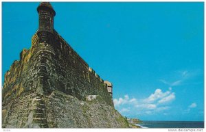 Masonry wall of North Bastion, San Cristobal Castle, San Juan National Histor...
