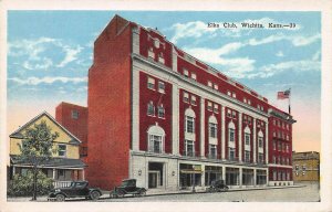 Elk's Club, Witchita, Kansas, Early Postcard, Unused