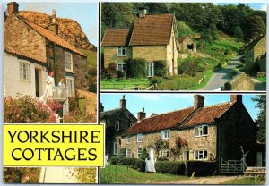 Postcard - Yorkshire Cottages - England