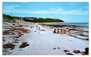 1960s Priscilla Beach from White Horse Beach, Plymouth, MA Postcard