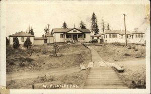 W.P. WP Hospital Publ in San Francisco California CA WHERE? Real Photo Postcard