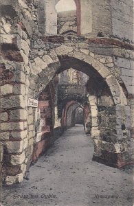 Oybin, Germany, Gruss aus, Church Side Aisle, ca. 1910, Zittau, Saxony, Goerlitz