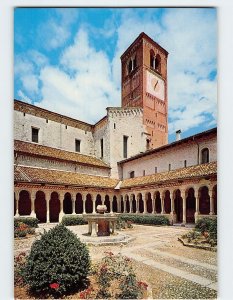 Postcard Bell Tower Abbazia Cistercense di Santa Maria di Follina Italy