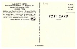 New Mexico  Gallup , El Capitan Motel