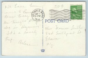 Postcard MA Cape Cod Comic Cartoon Map Seeing The Cape a/s Robbins G26