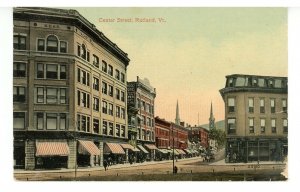 VT - Rutland. Center Street ca 1913