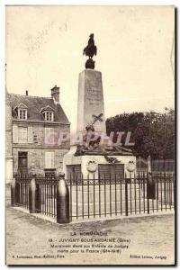 Old Postcard Juvigny Sous Andaine Monument Elevate children Juvigny dead poiu...