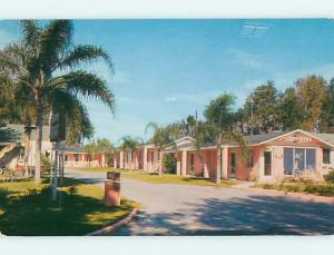 Unused 1950's TWIN PALMS COURT MOTEL Ocala Florida FL u2083@