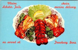 Postcard ADVERTISING SCENE State of Maine ME AL6145