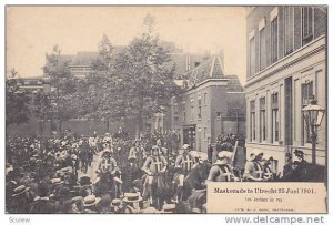 Maskerade te UTRECHT , Netherlands , 25 Juni 1901; Les Archers du roy