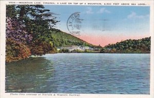 A Lake On Top Of A Mountain 4,500 Feet Above Sea Level Mountain Lake Virginia...