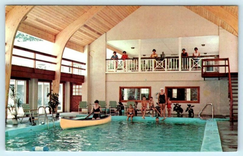 HYANNIS, Massachusetts MA ~ Roadside HYANNIS INN MOTEL Indoor Pool  Postcard