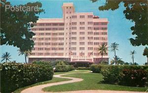 FL, Miami Beach, Florida, Kenilworth Hotel, Palm Color Card