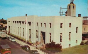 Postcard 1950s Connecticut Bridgeport Post Office Middle Street Dexter 22-13103