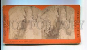 3072948 US Niagara in Winter Grystal Grotto Vintage stereo phot