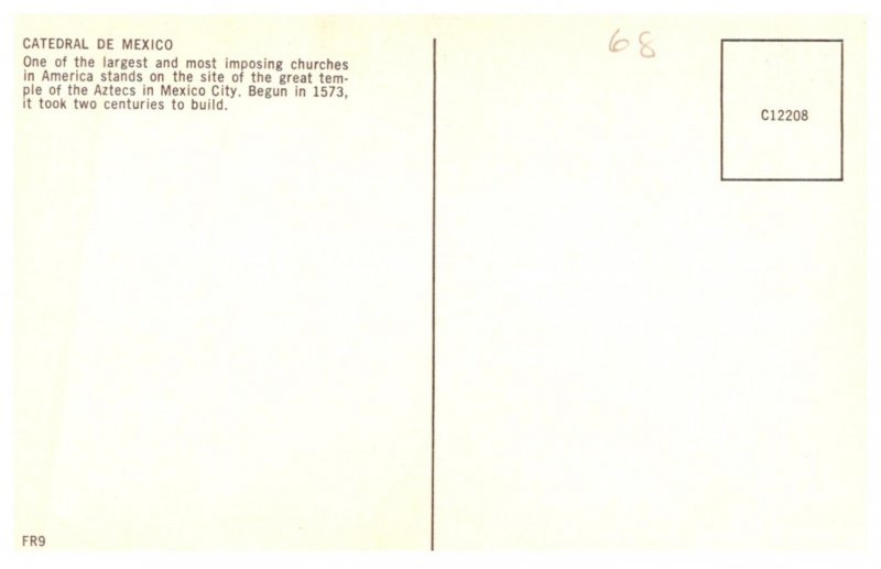 Mexico City  Catedral de Mexico