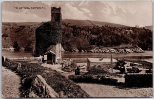 The Battery Dartmouth Canada Historical Mountain In The Distance Postcard