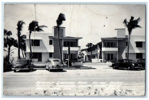 1949 Beverly Gardens Apts. On The Ocean Hollywood FL RPPC Photo Vintage Postcard