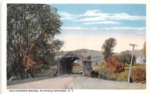 Old Covered Bridge Richfield Springs, New York