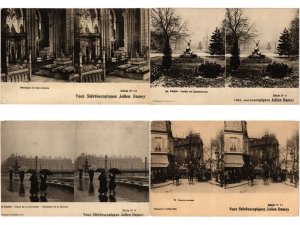 FRANCE 43 Vintage STEREO Postcards pre-1940 (L4479)