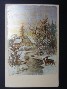 Greeting: Wintery Scene c1905 by The Milton Series No.462