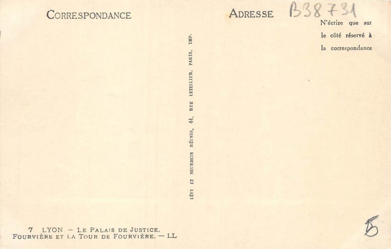 B38731 Lyon Le Palas de Justice   france