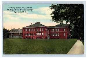 Vintage Michigan State Normal College Ypsilanti Michigan. Postcard P167E