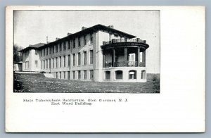 GLEN GARDNER NJ STATE TUBERCULOUS SANATORIUM EAST WARD BLDG ANTIQUE POSTCARD