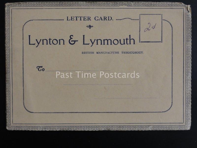 Devon LYNTON & LYNMOUTH 8 Image - Old Letter Card by E.T.W. Dennis