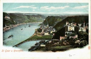 CPA AK Saint Goar u.Rheinfels GERMANY (890216)