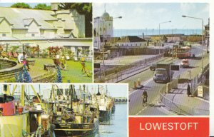 Suffolk Postcard - Views of Lowestoft - Ref 3534A