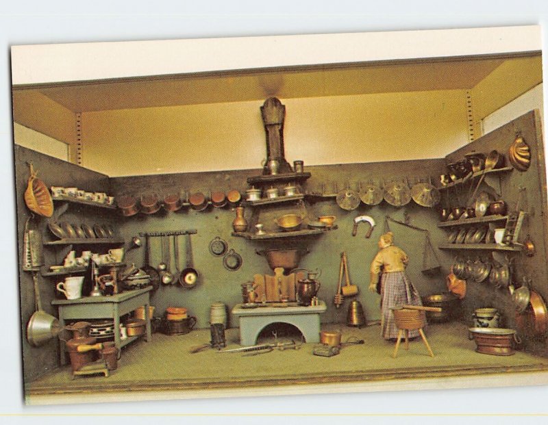 Postcard Nuremberg Kitchen Washington Dolls House & Toy Museum Washington DC USA