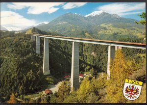 Austria Postcard - Europa-Brucke Gegen Stubaier Alpen, Tirol  LC4788