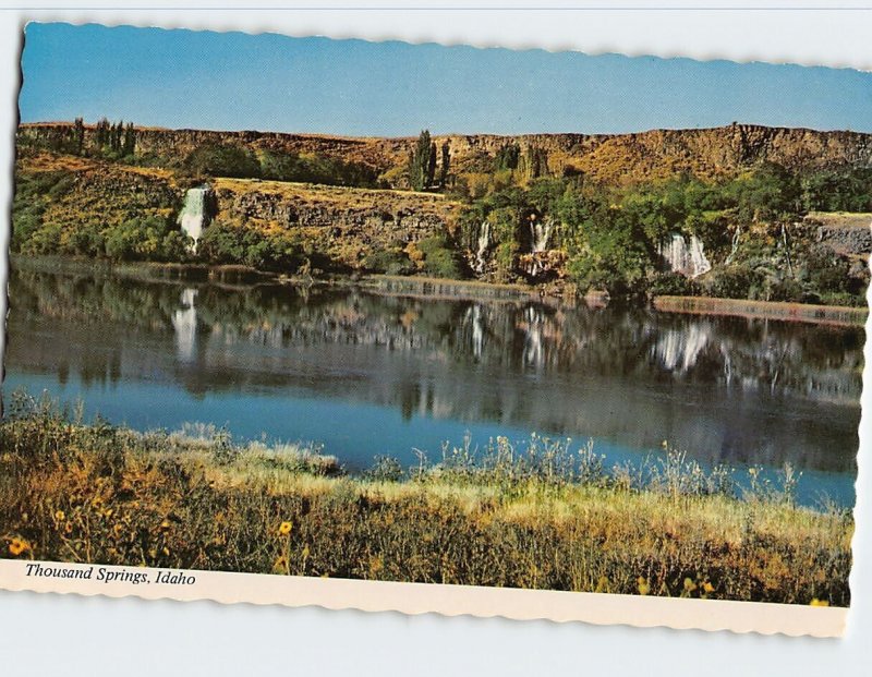 Postcard Thousand Springs, Idaho
