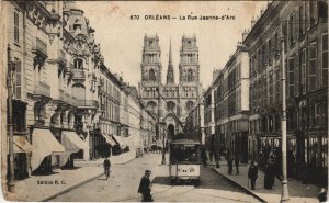 CPA ORLÉANS - La rue jeanne d'arc (155426)