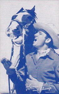Cowboy Arcade Card Gene Autry and Champ